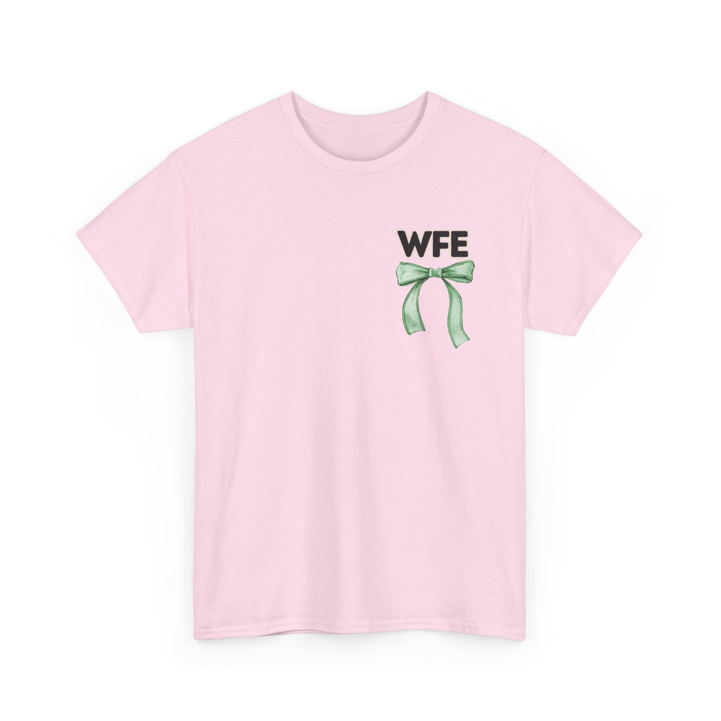 WFE Nurse Assistant and Bows- Unisex Heavy Cotton Tee with Bow Design