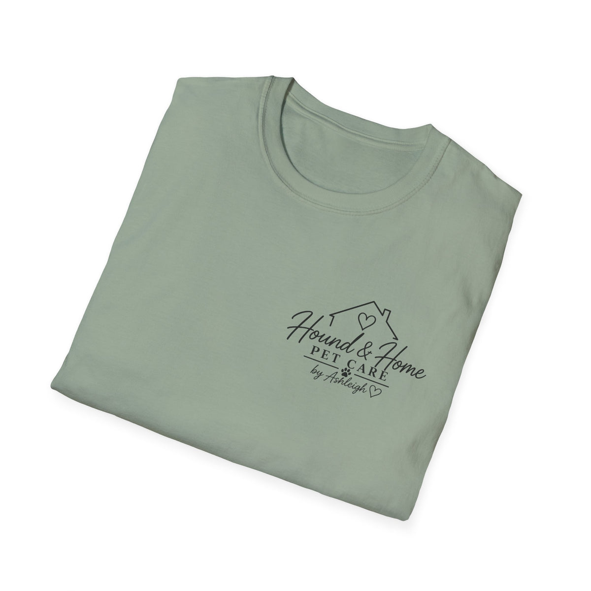 Hound & Home "Stay Pawsitive" — T-Shirt