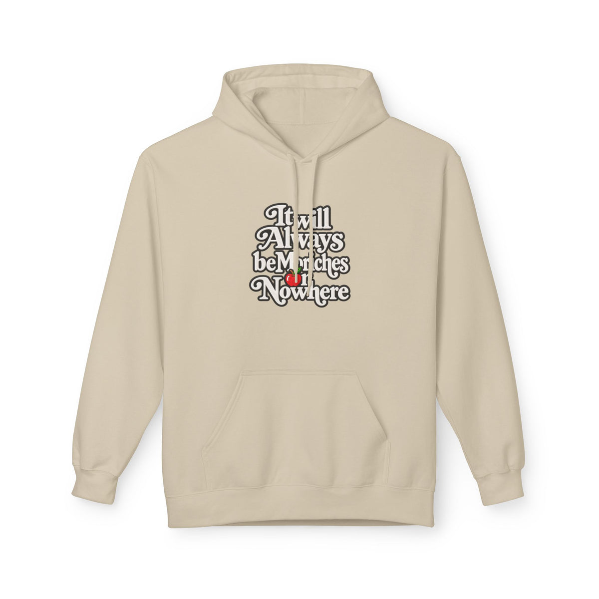 "MES or Nowhere" w/ apple- Moriches Hoodie