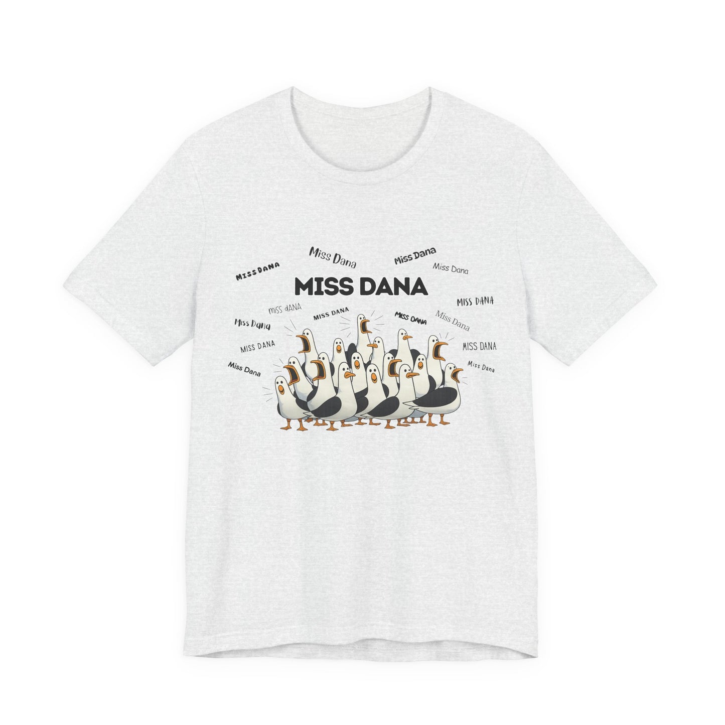 Miss Dana- Penguin Choir T-Shirt — Funny Teacher Personalized Tee