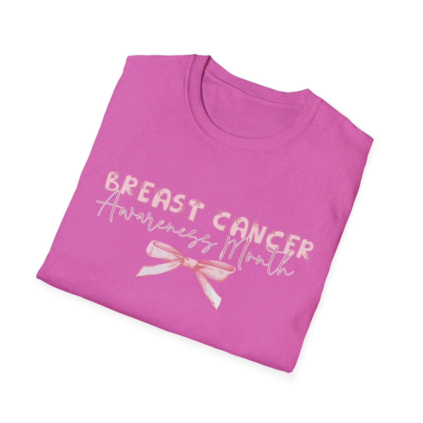 Breast Cancer Awareness Tee, Unisex Softstyle T-Shirt