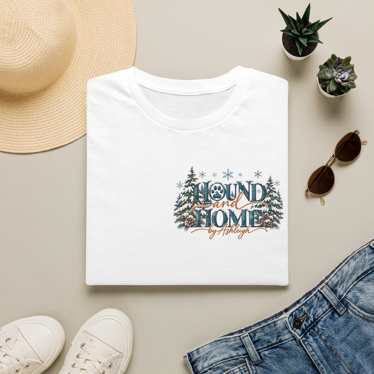 Hound & Home Holiday Tee — Logo T-Shirt