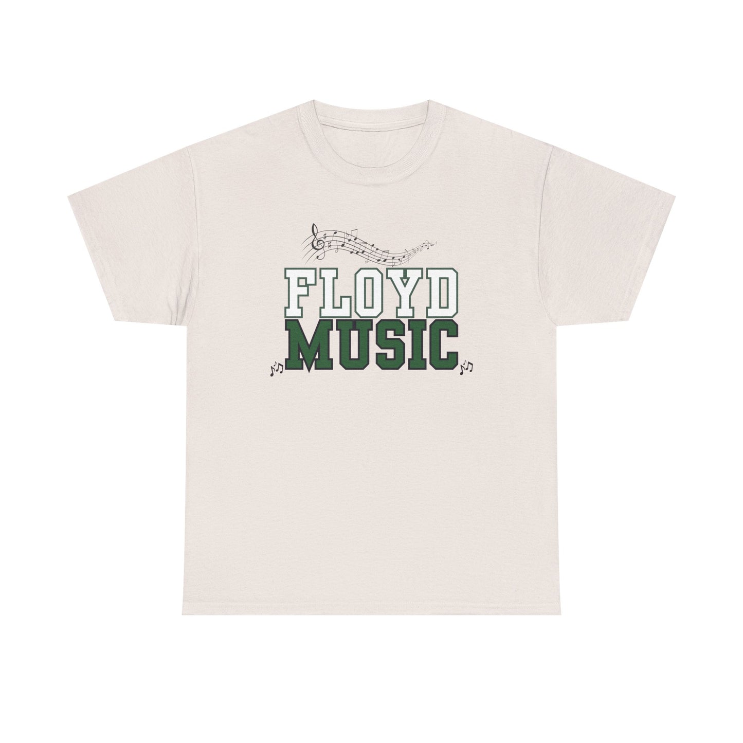 Danielsen- Floyd Music Heavy Cotton Tee - "Music is the Soundtrack of Your Life" Unisex T-Shirt- Personalized
