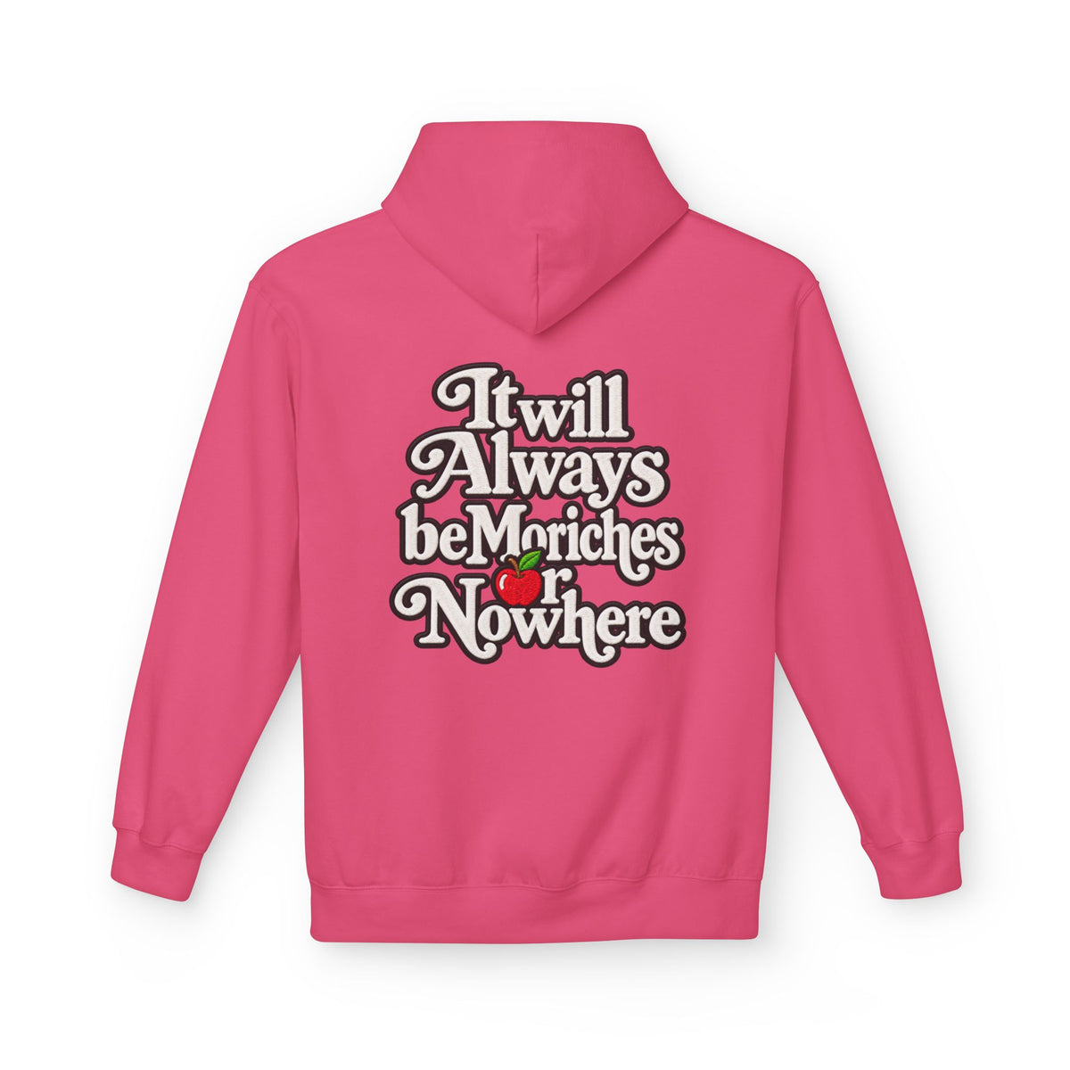 "MES or Nowhere" w/ apple- Moriches Hoodie