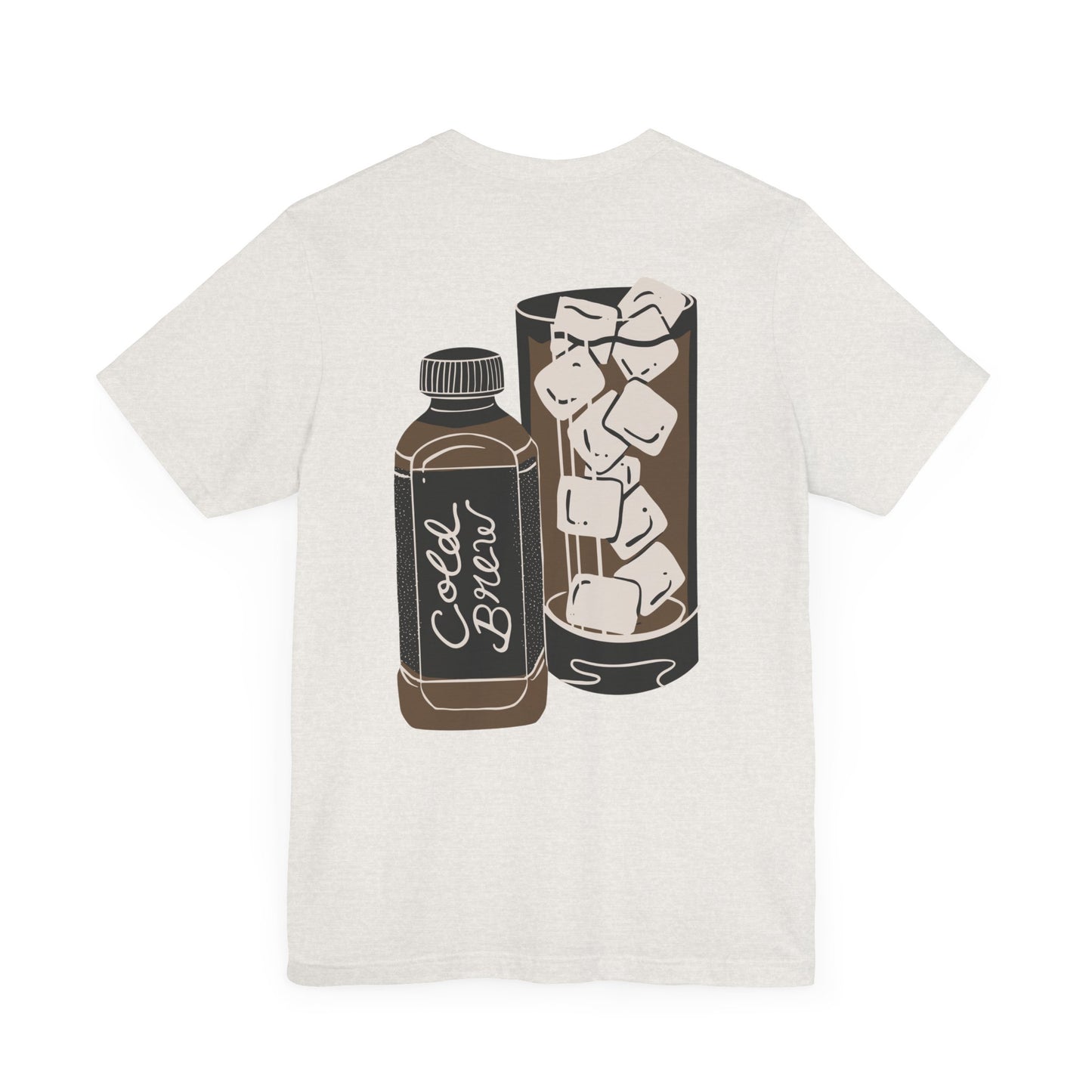 Cold Brew Coffee Lovers Tee, Unisex Jersey Shirt for Coffee Lovers
