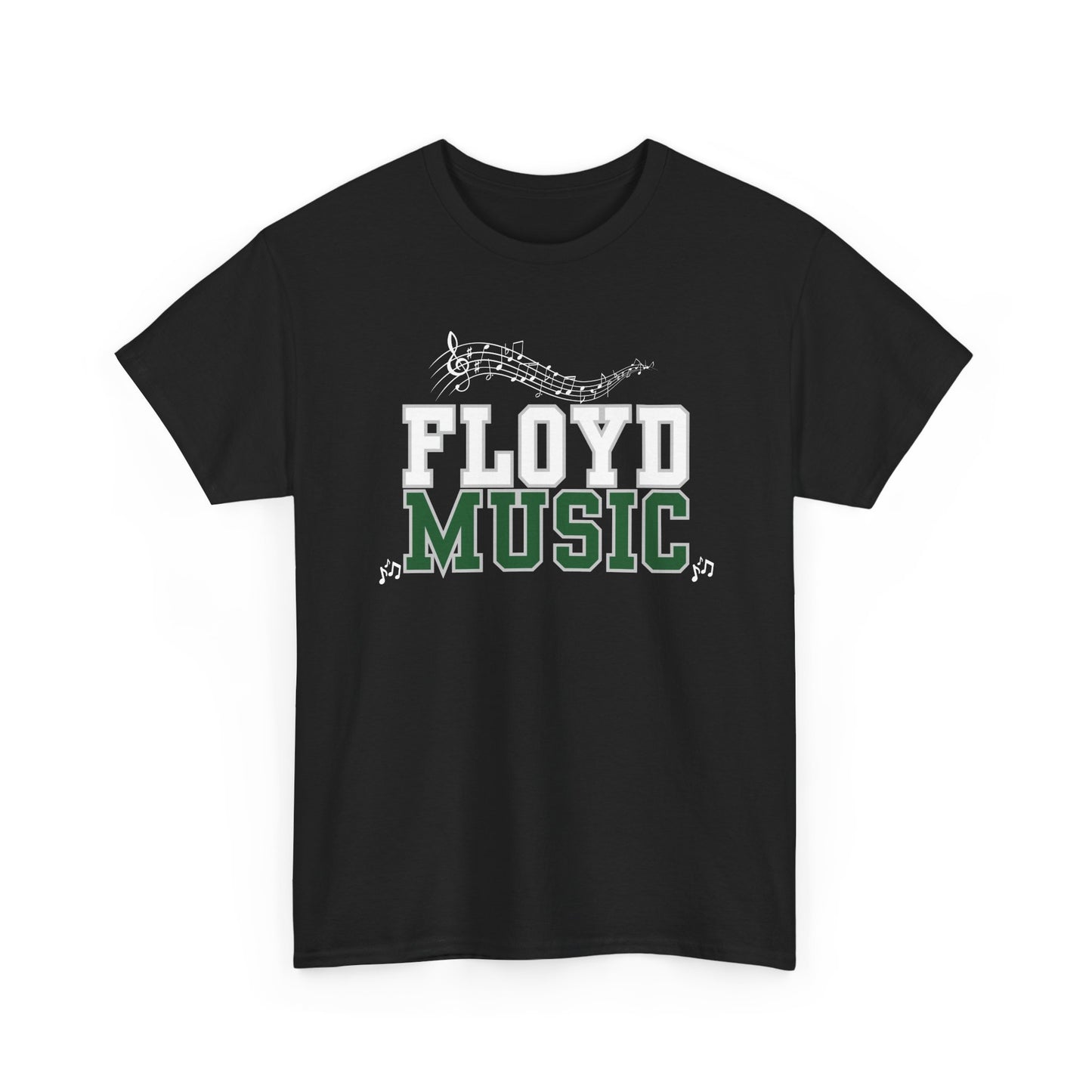 Danielsen- Floyd Music Heavy Cotton Tee - "Music is the Soundtrack of Your Life" Unisex T-Shirt- Personalized