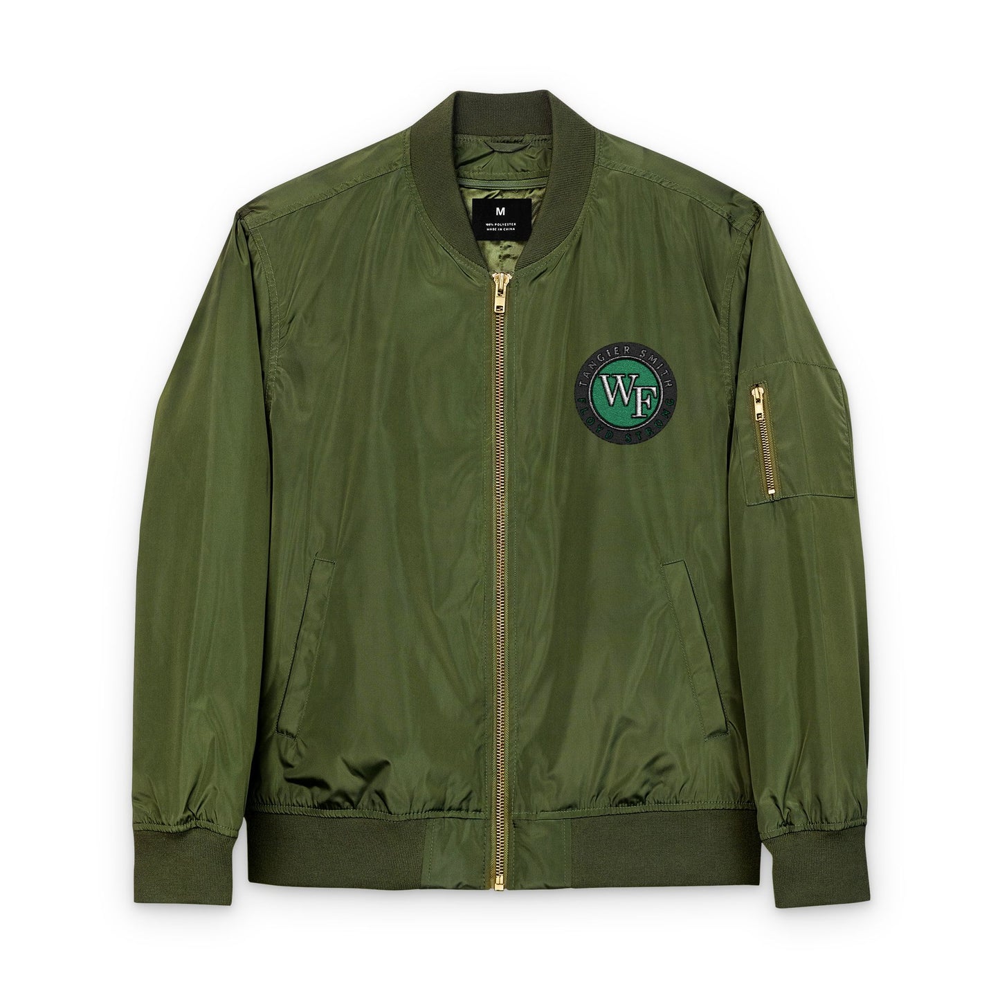 Tangier Smith - Eco-Friendly Embroidered Bomber Jacket