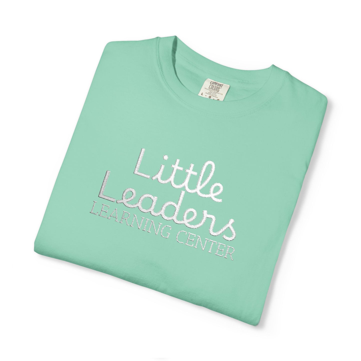 Little Leaders Full Embroidered Unisex Garment-Dyed T-Shirt