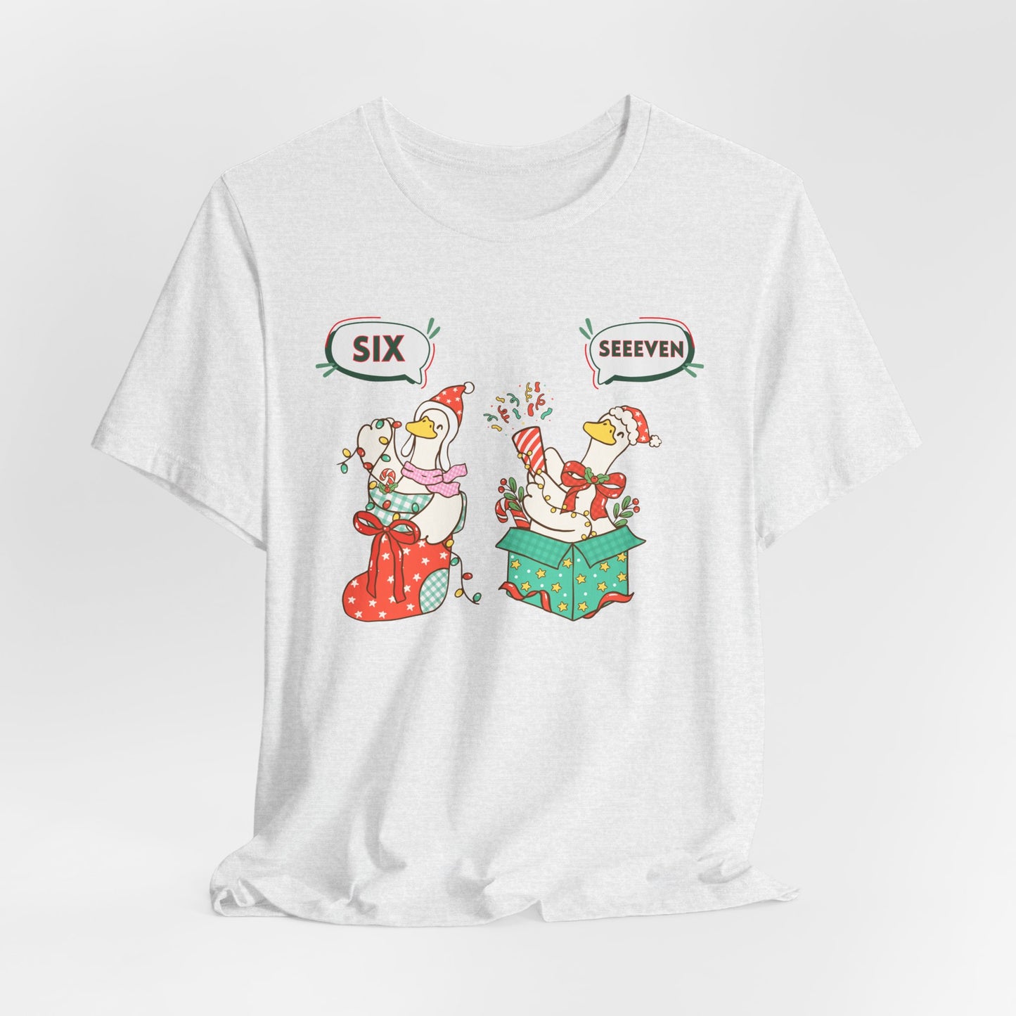 Festive Silly Goose 6-7— Christmas Unisex T‑Shirt