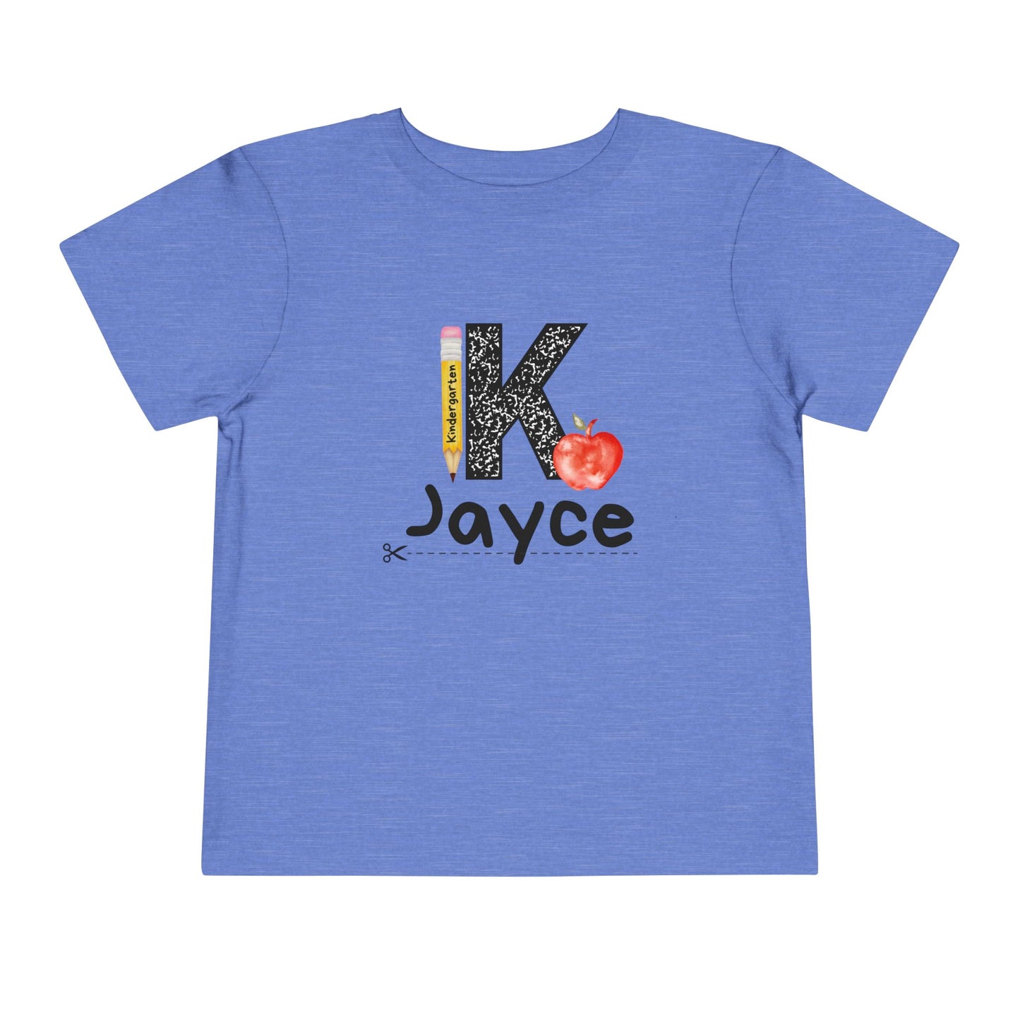 Jayce- K- Personalized Toddler Tee - Back to School Collection