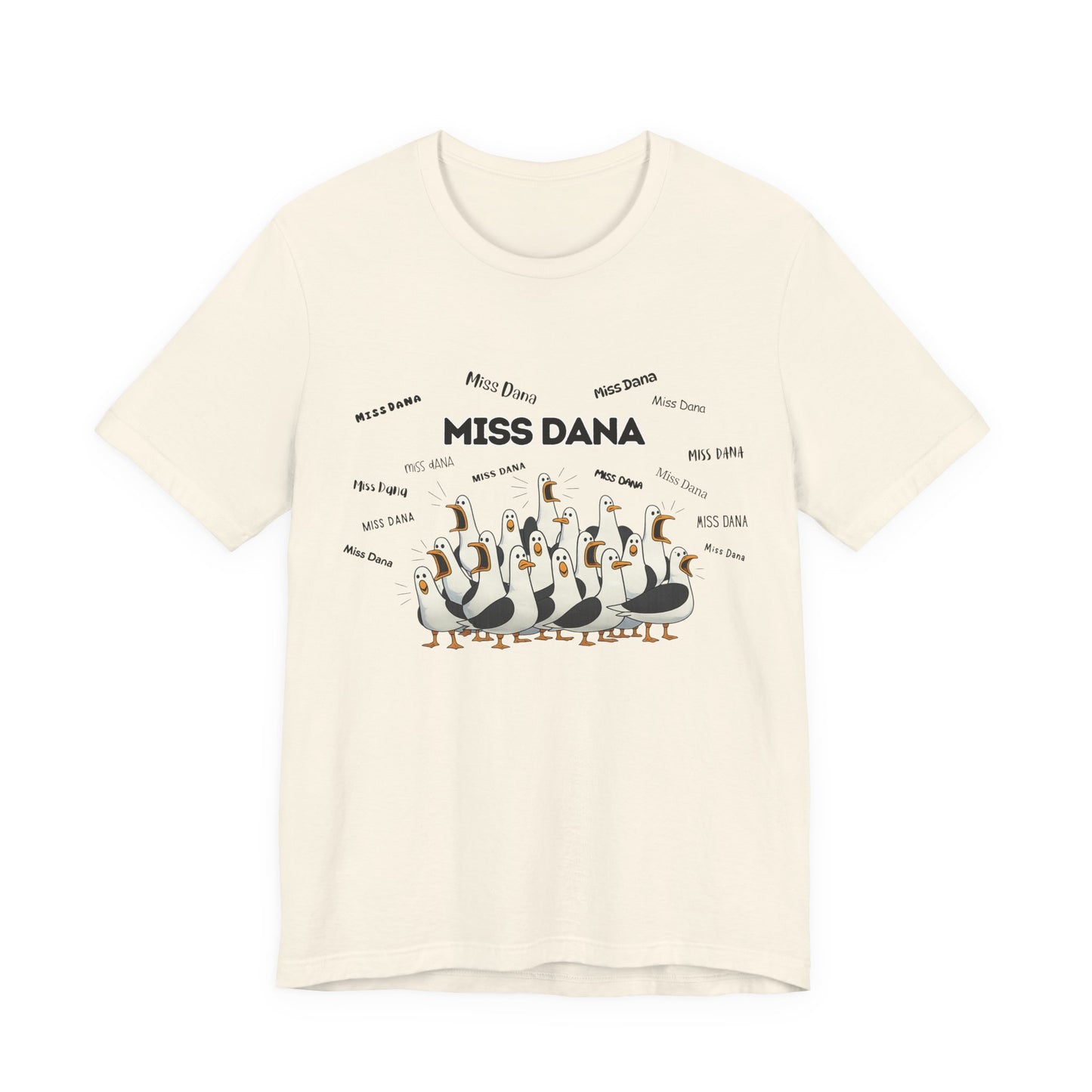 Miss Dana- Penguin Choir T-Shirt — Funny Teacher Personalized Tee