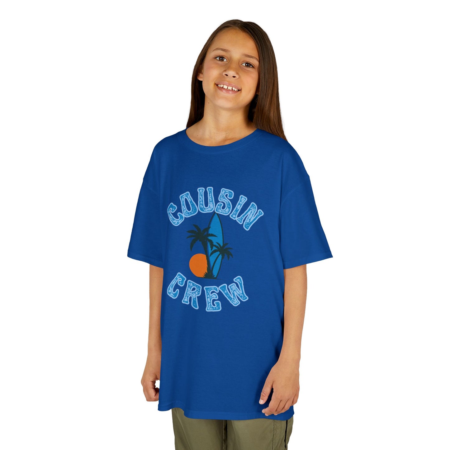 Cool Cousin Crew Kids Tee - Summer Fun, Family Gatherings, Beach Days, Mini Collection