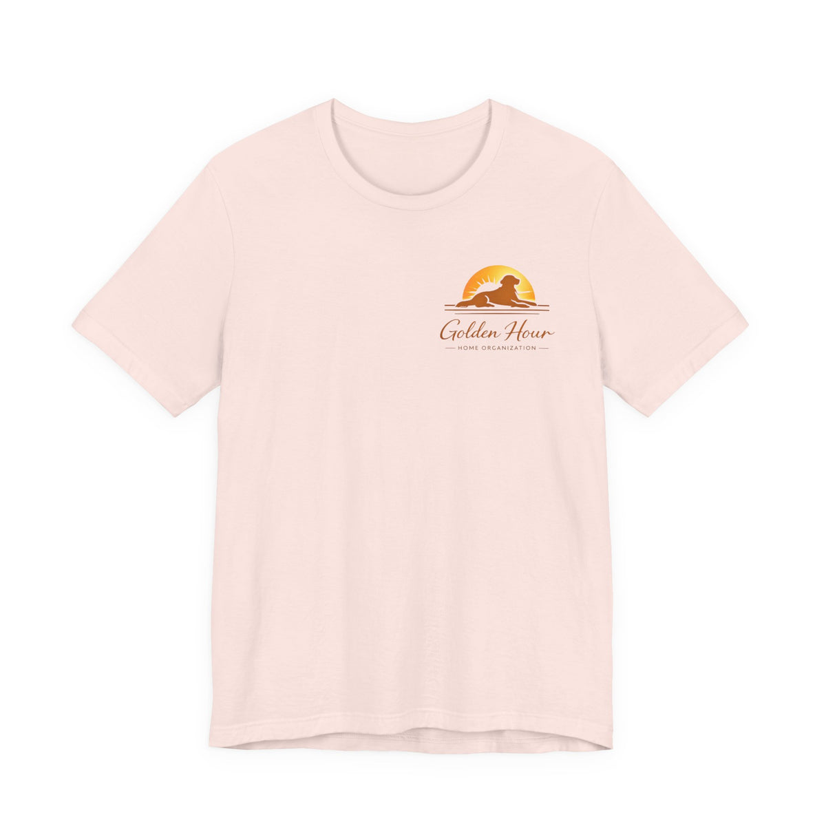 "Golden Hour Home Organization"Logo T-Shirt—  Personalized
