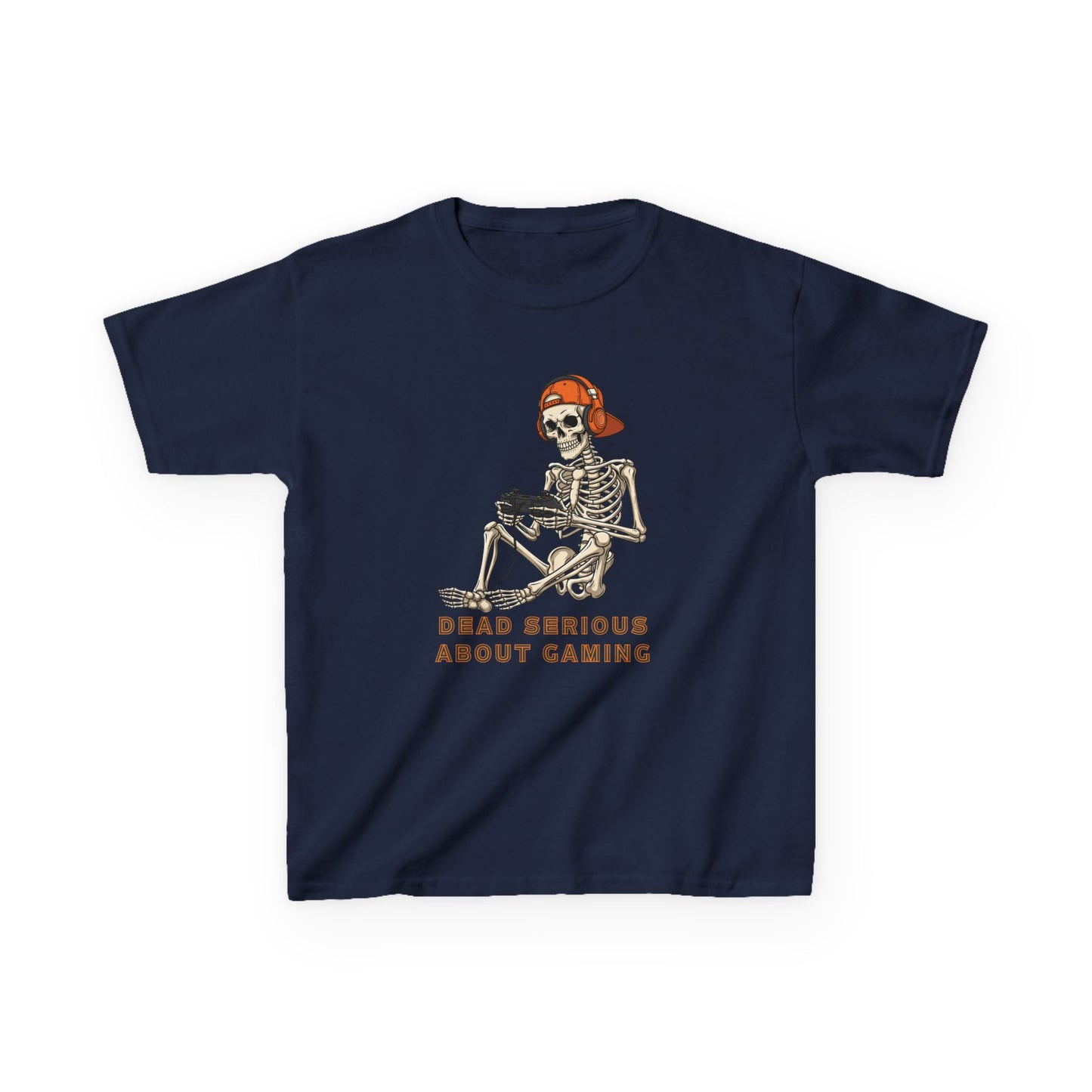 Skeleton Gaming Tee for Kids | Halloween Youth T-Shirt