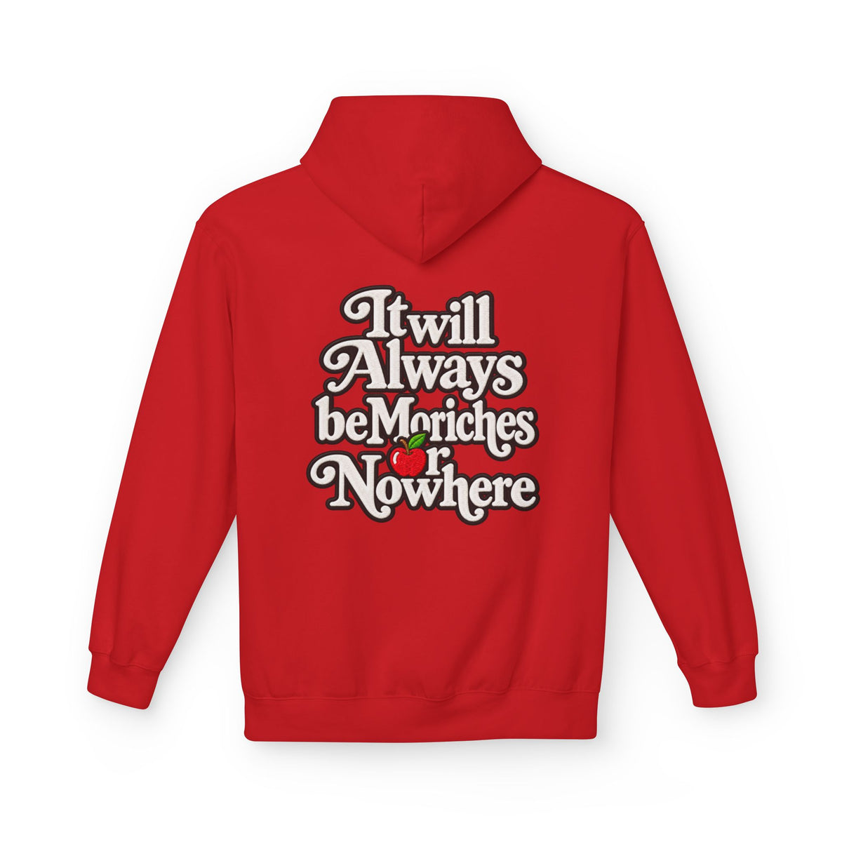 "MES or Nowhere" w/ apple- Moriches Hoodie