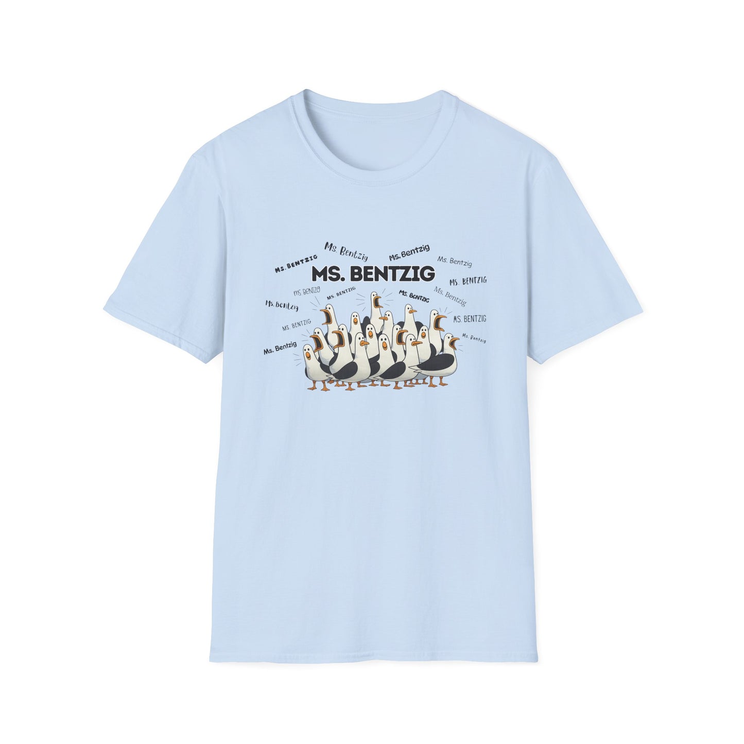 Ms. Bentzig - Seagull Crew Graphic T-Shirt — Personalized
