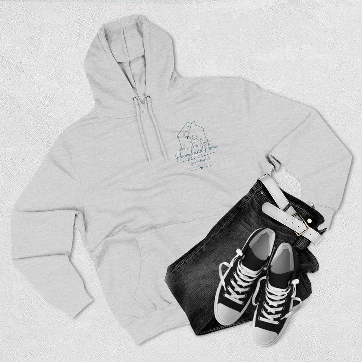 Ashleigh — "Hound and Home" Logo Personalized Pullover