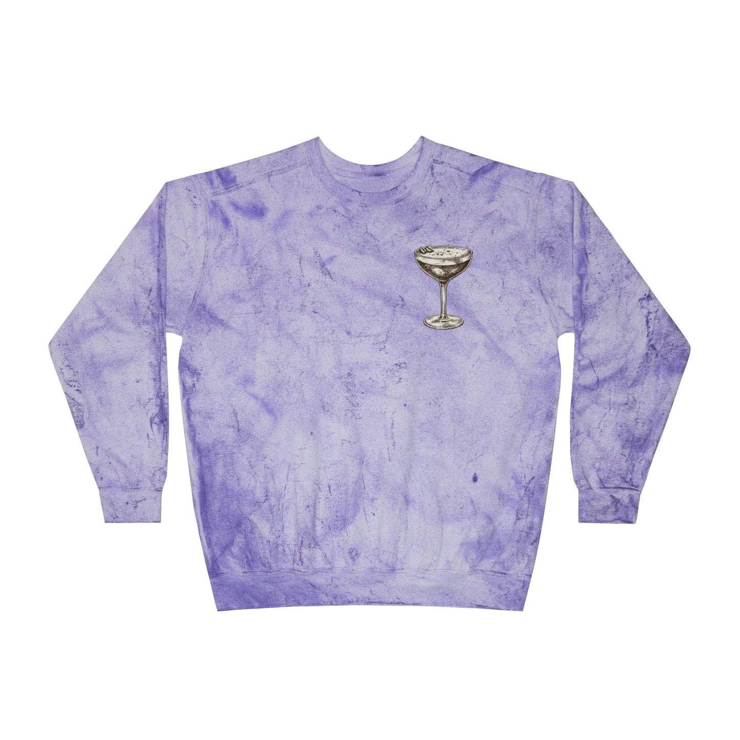 "Just a Girl Who Loves Espresso Martinis" Tie-Dye Crewneck- Summer