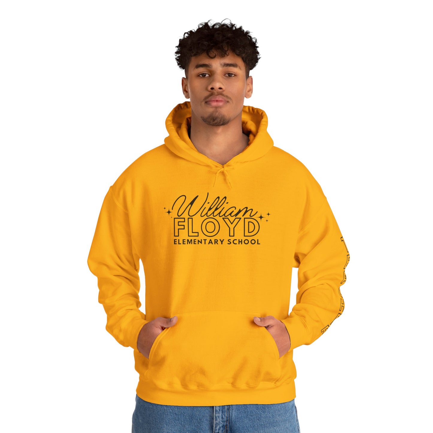 WFE Teacher Simple Design Hoodie w/ Teacher on Sleeve - Cozy Unisex Sweatshirt