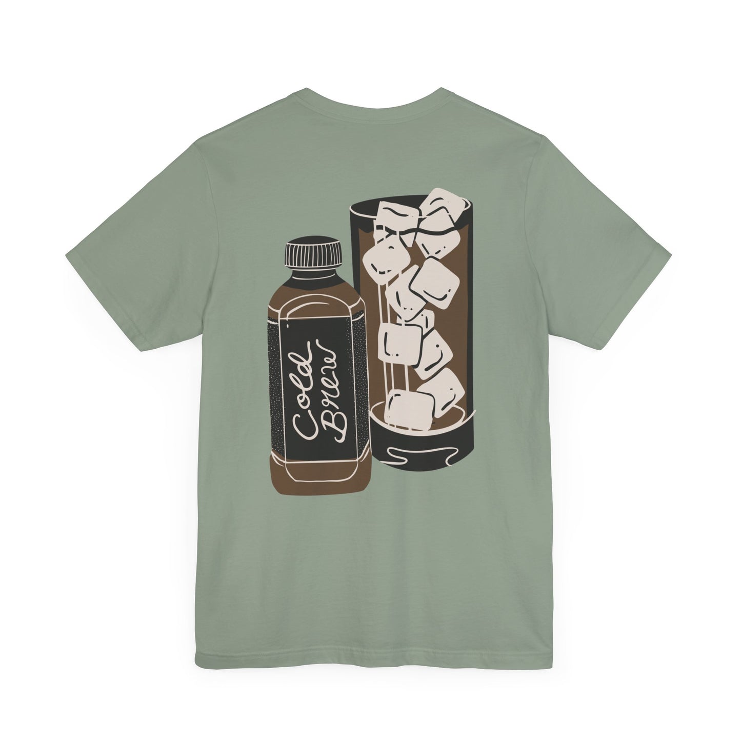 Cold Brew Coffee Lovers Tee, Unisex Jersey Shirt for Coffee Lovers