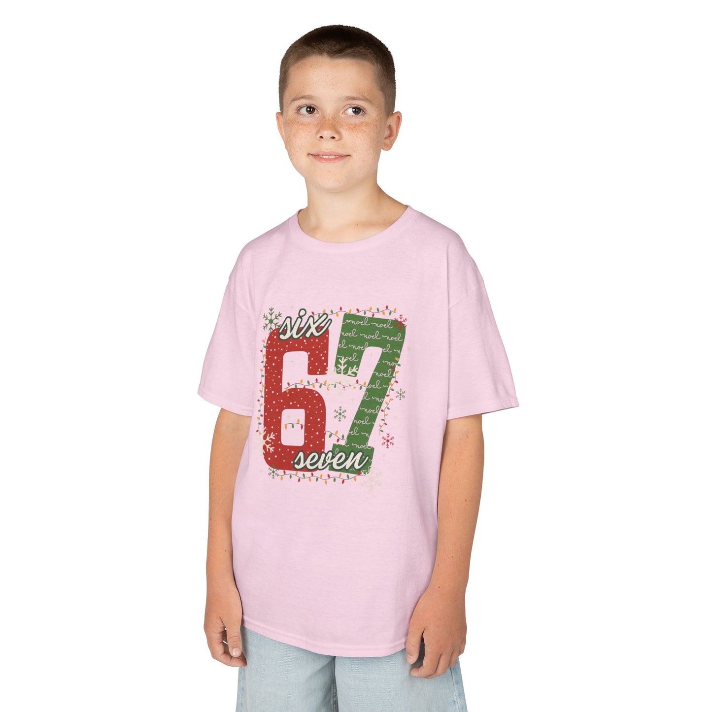 Kids '67' Christmas Number Graphic Tee — Youth- Christmas