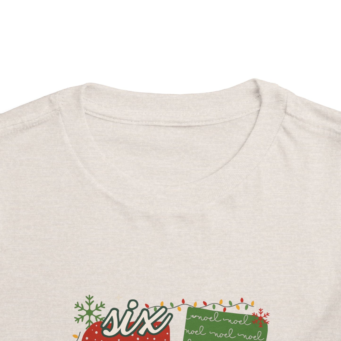 6-1 Toddler Tee "Six Seven" - Christmas