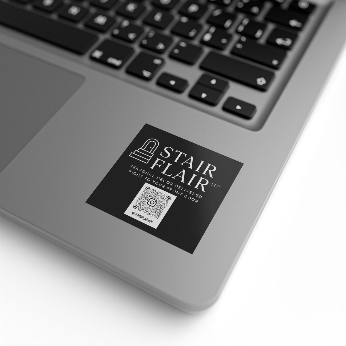 Stair Flair - Square Sticker Rolls — Personalized Branded QR Logo Labels
