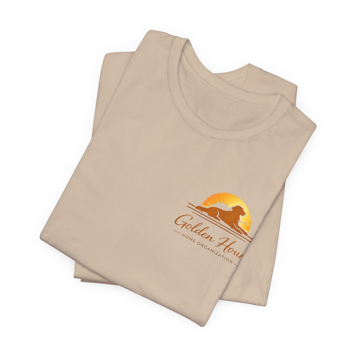 "Golden Hour Home Organization"Logo T-Shirt—  Personalized