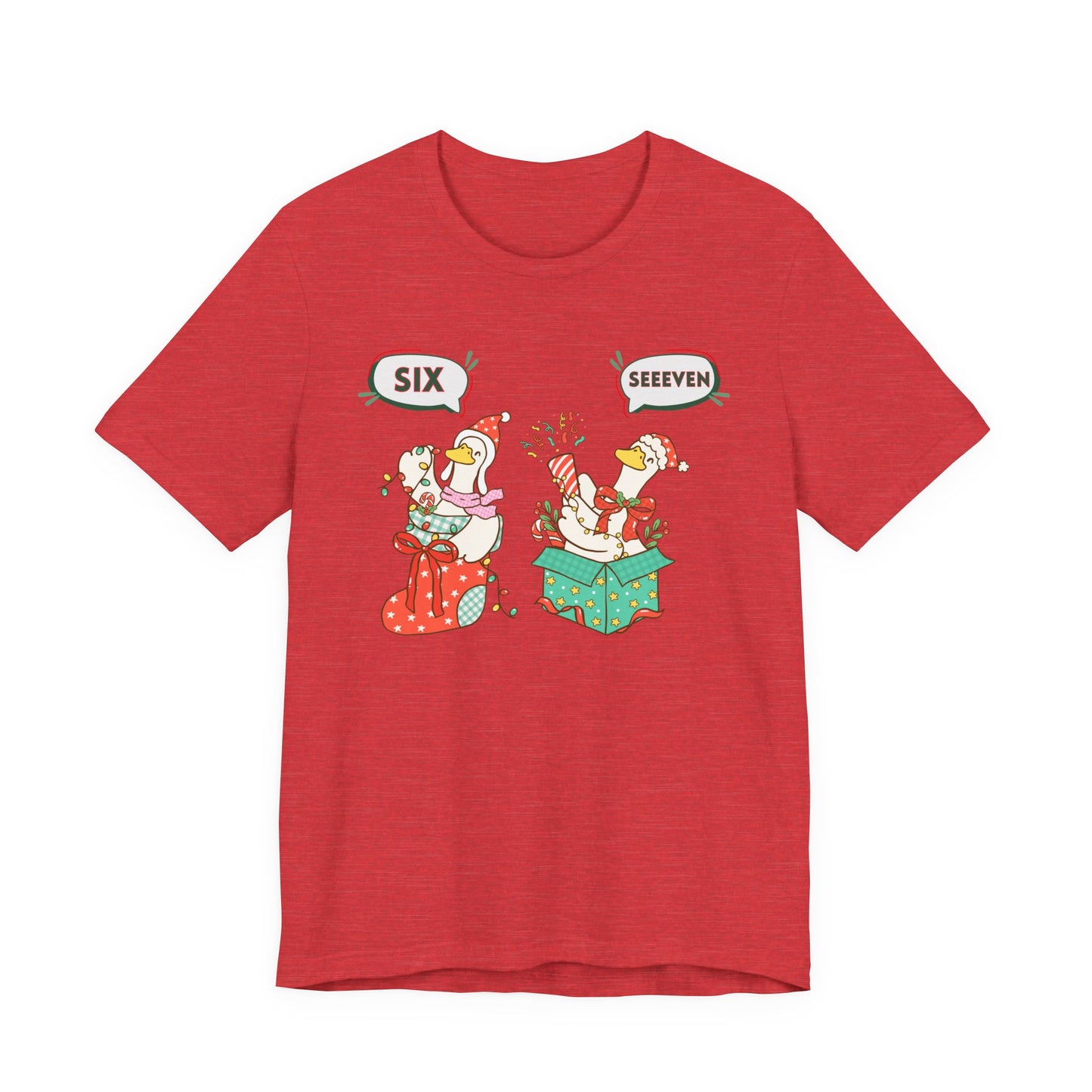 Festive Silly Goose 6-7— Christmas Unisex T‑Shirt