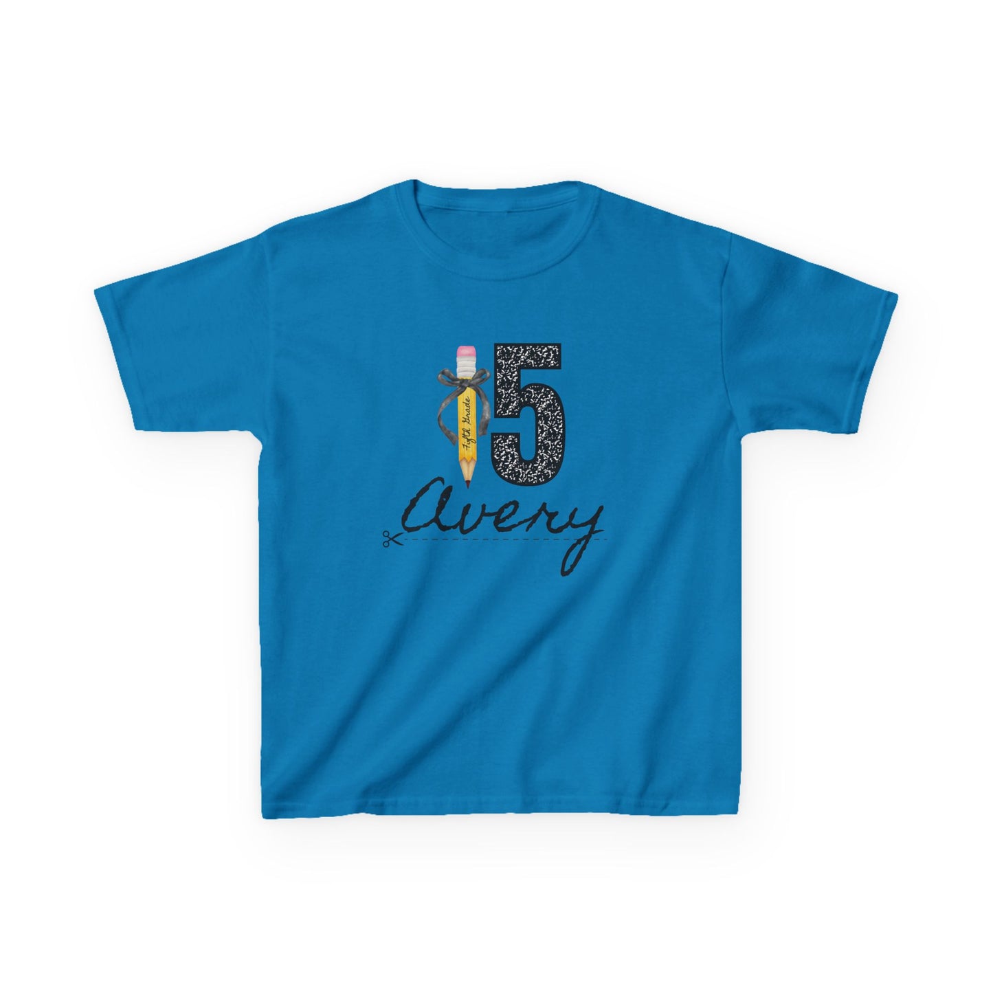 5th Grade- Personalized Kids Tee - Back to School