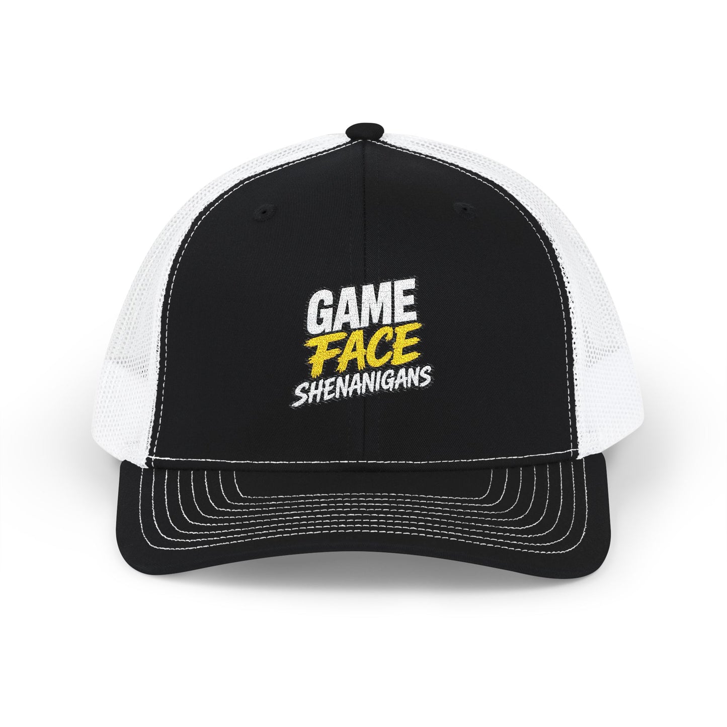 Game Face Shenanigans Option 2-  Embroidered Trucker Cap- Personalized Snapback