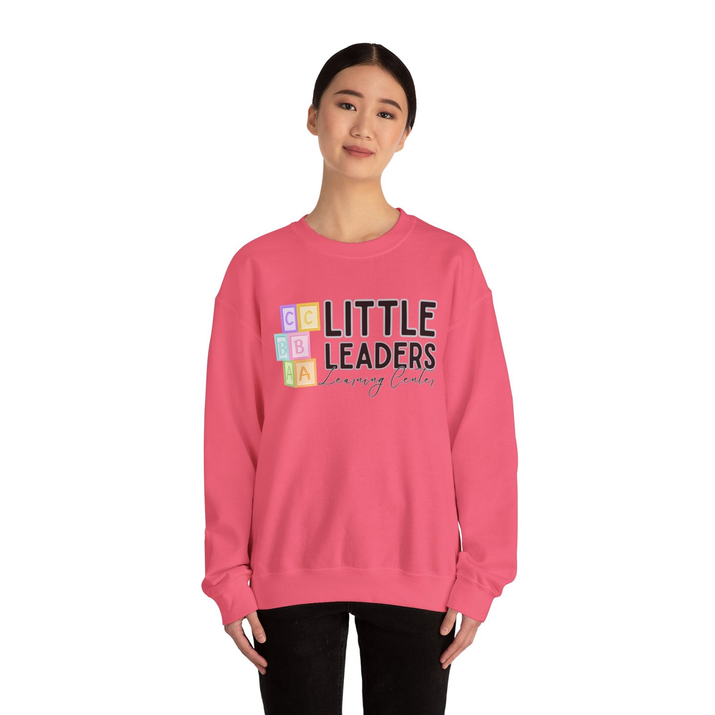 Little Leaders w/ Blocks Crewneck Unisex Sweatshirt