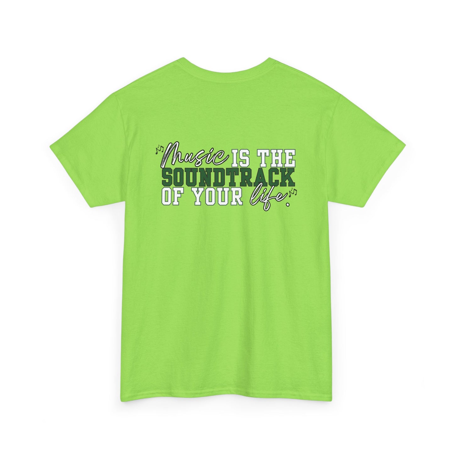 Floyd Music Heavy Cotton Tee - "Music is the Soundtrack of Your Life" Unisex T-Shirt- Floyd Strong