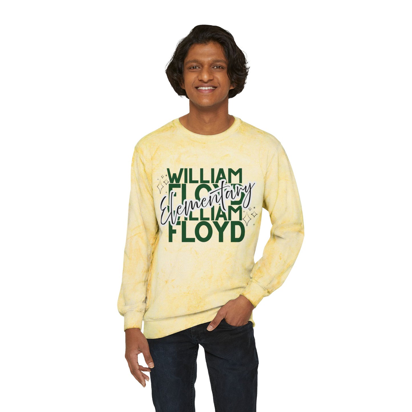 WFE Color Blast Crewneck Sweatshirt for School Spirit | 'Expect Success'