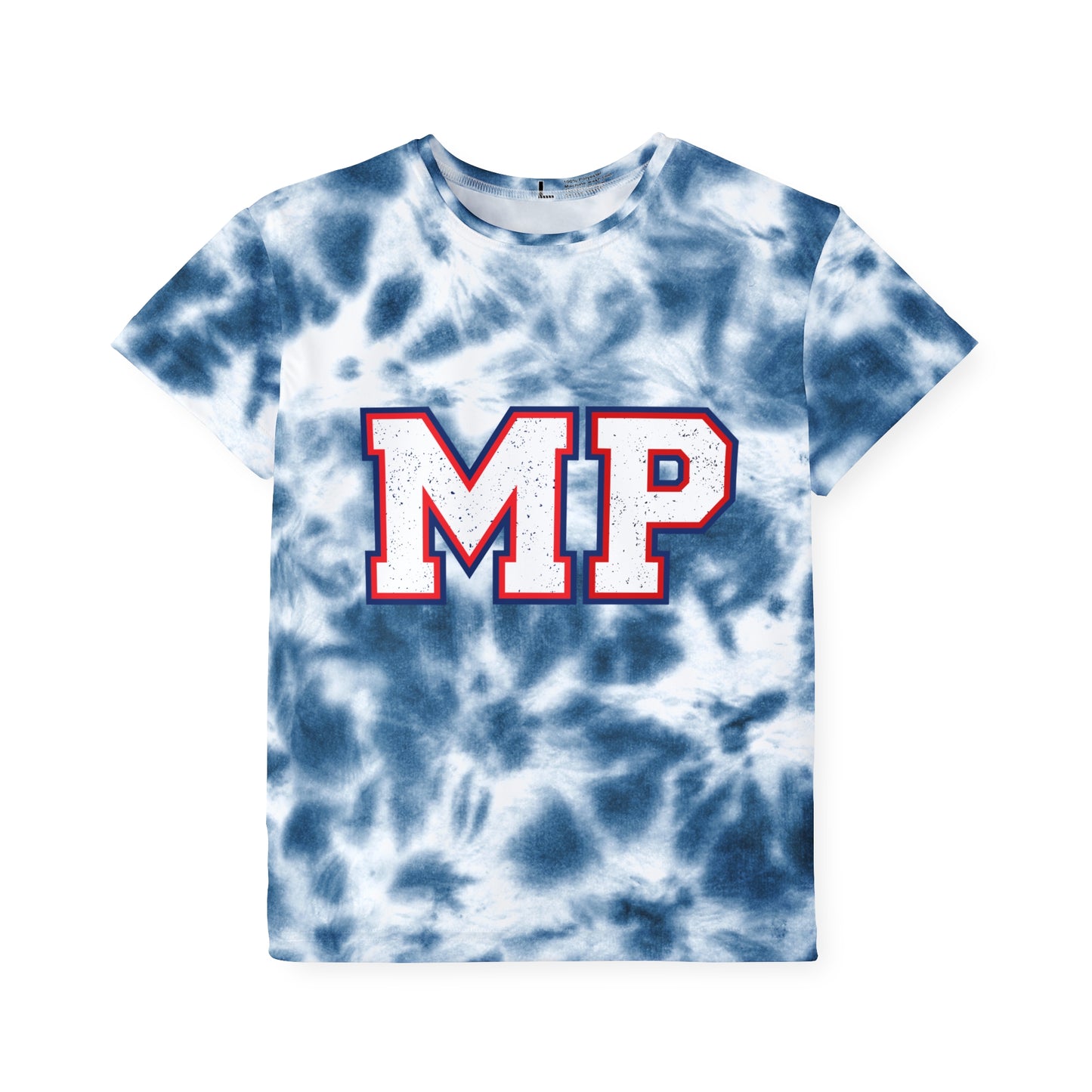 Miller Place - Kids Sports Jersey - Blue Tie-Dye