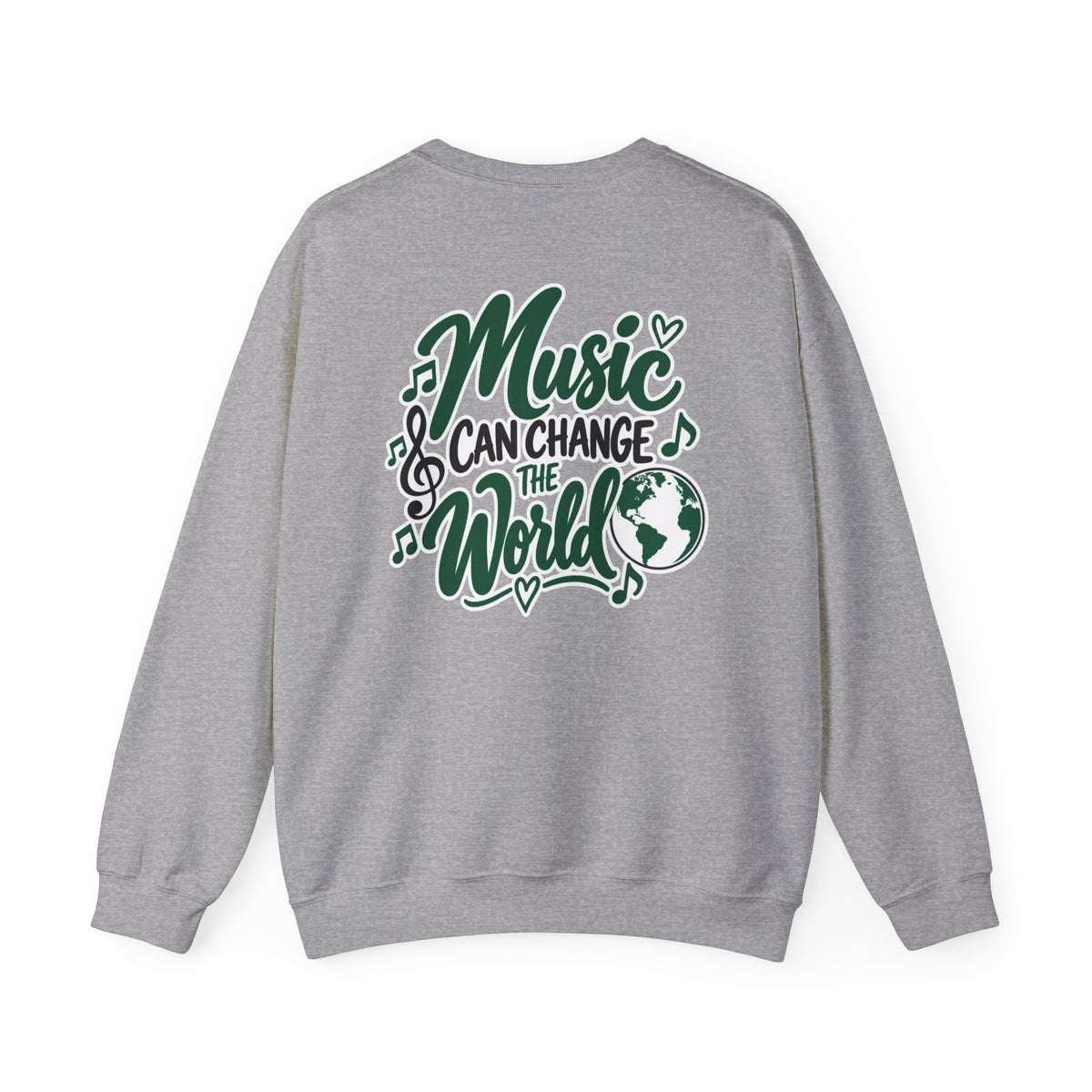 Moriches Music Sweatshirt — "Music Can Change the World" Crewneck