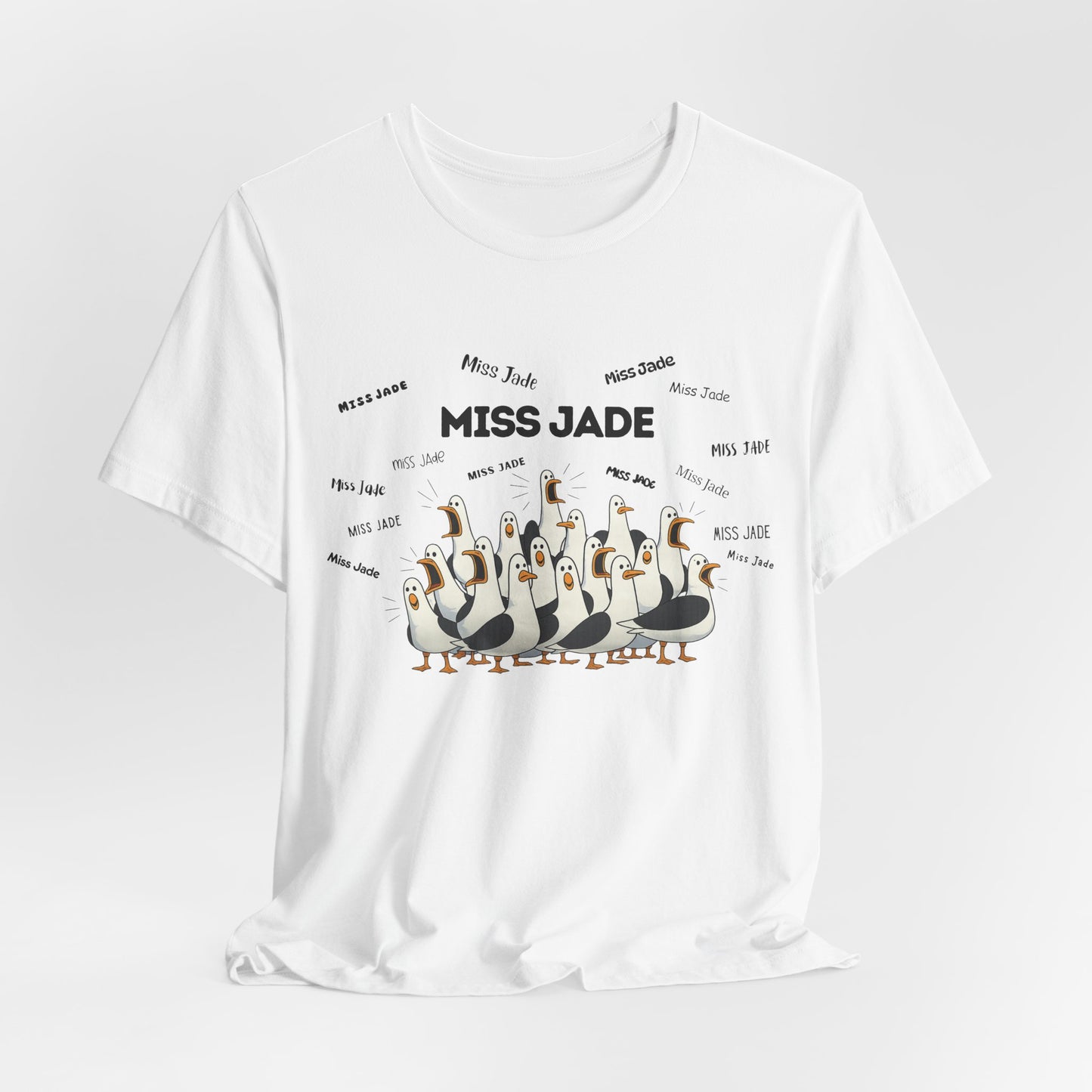 Miss Jade- Penguin Choir T-Shirt — Funny Teacher Personalized Tee
