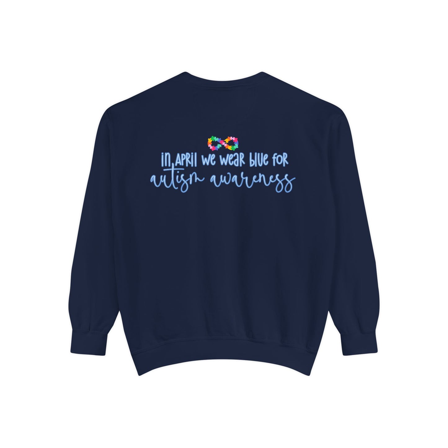 Autism Awareness Puzzle Piece & Ribbon Sweatshirt — Awareness Collection
