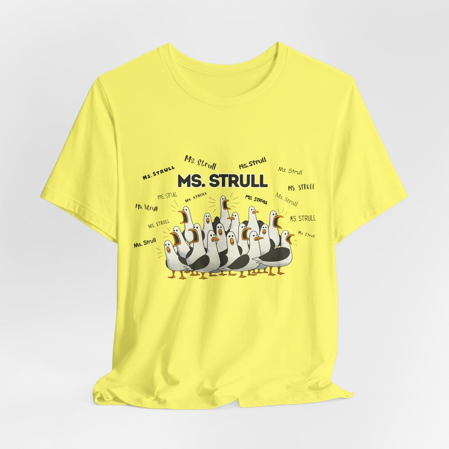 Mrs. Strull Penguin Choir T-Shirt — Funny Teacher Personalized Tee