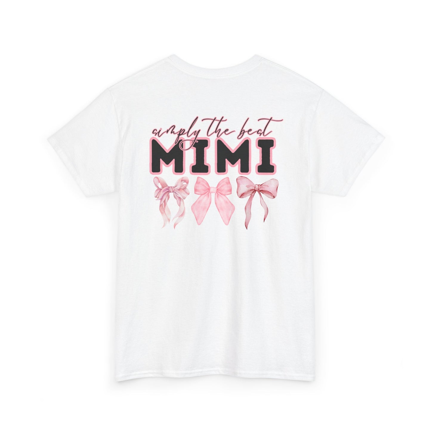 Mimi est 2026 Pink Bow Unisex Heavy Cotton Tee - Mother's Day