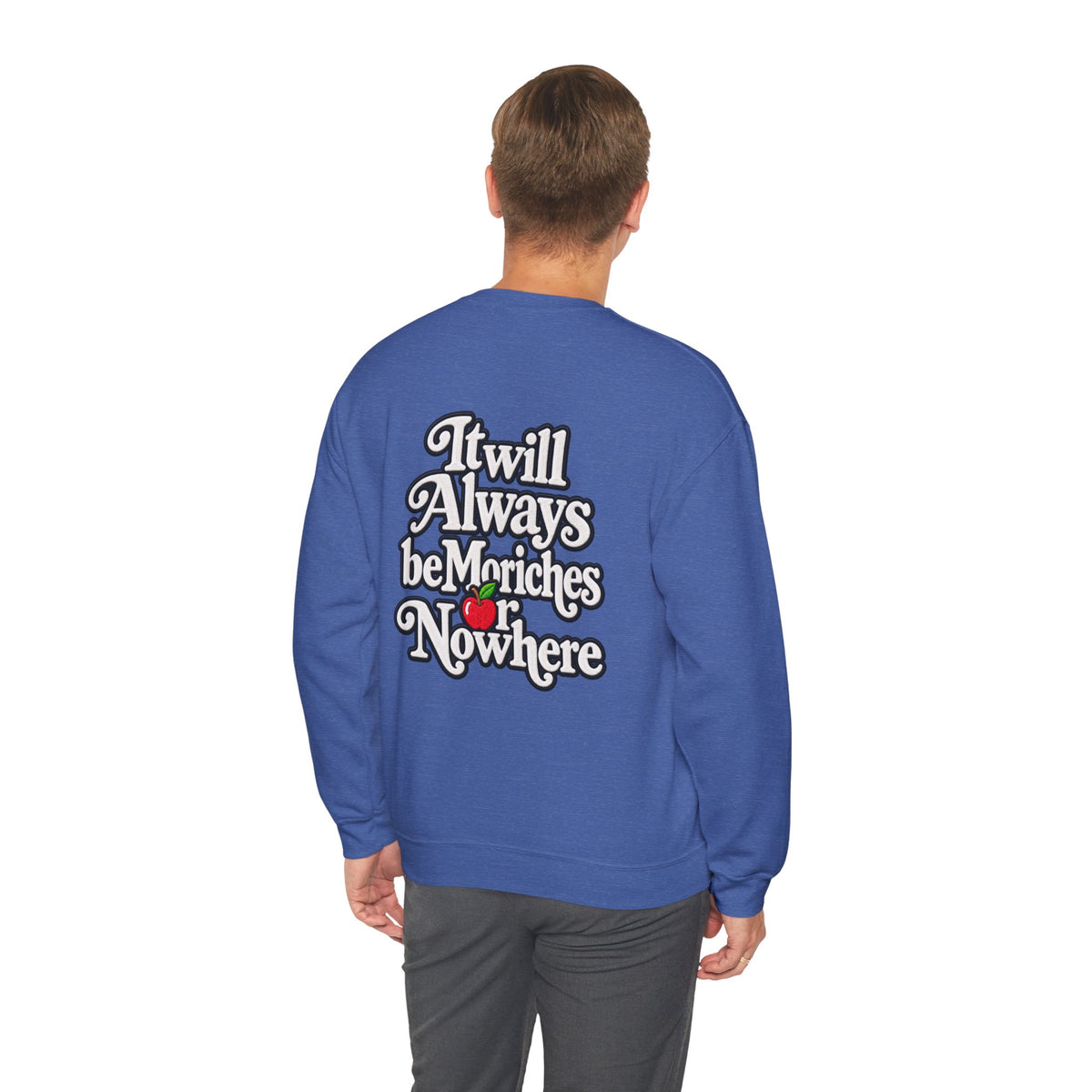 "MES or Nowhere w/ School Things" - Moriches Crewneck Sweatshirt