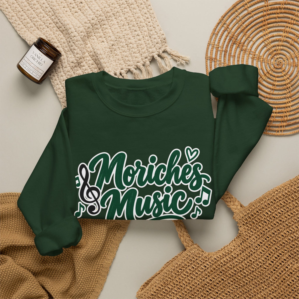 Moriches Music Sweatshirt — "Music Can Change the World" Crewneck