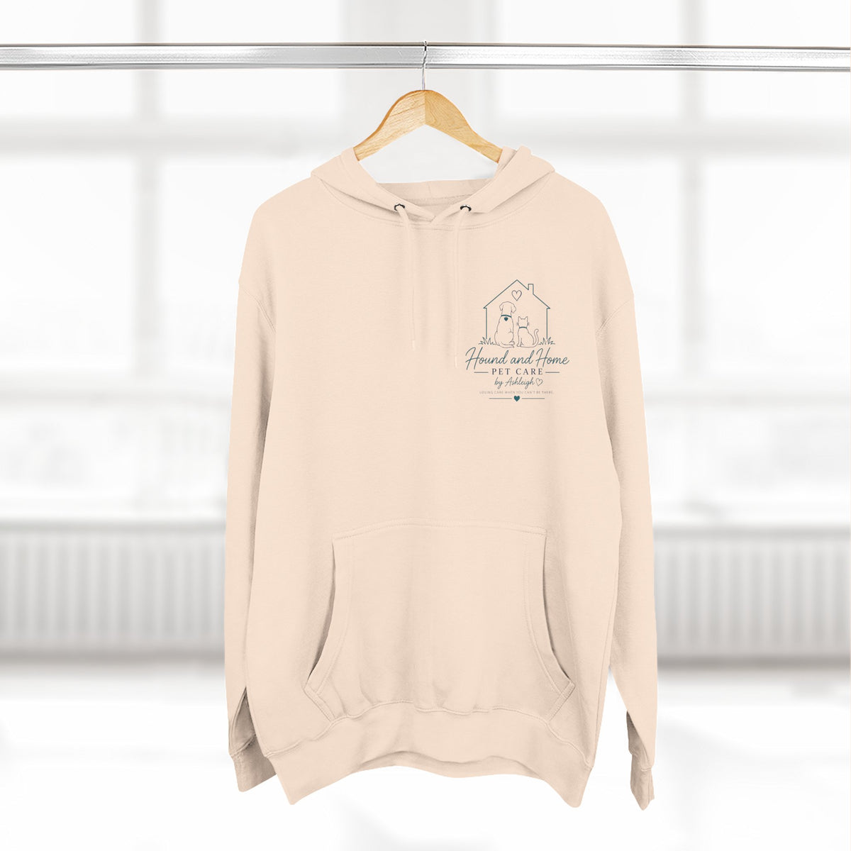 Ashleigh — "Hound and Home" Logo Personalized Pullover