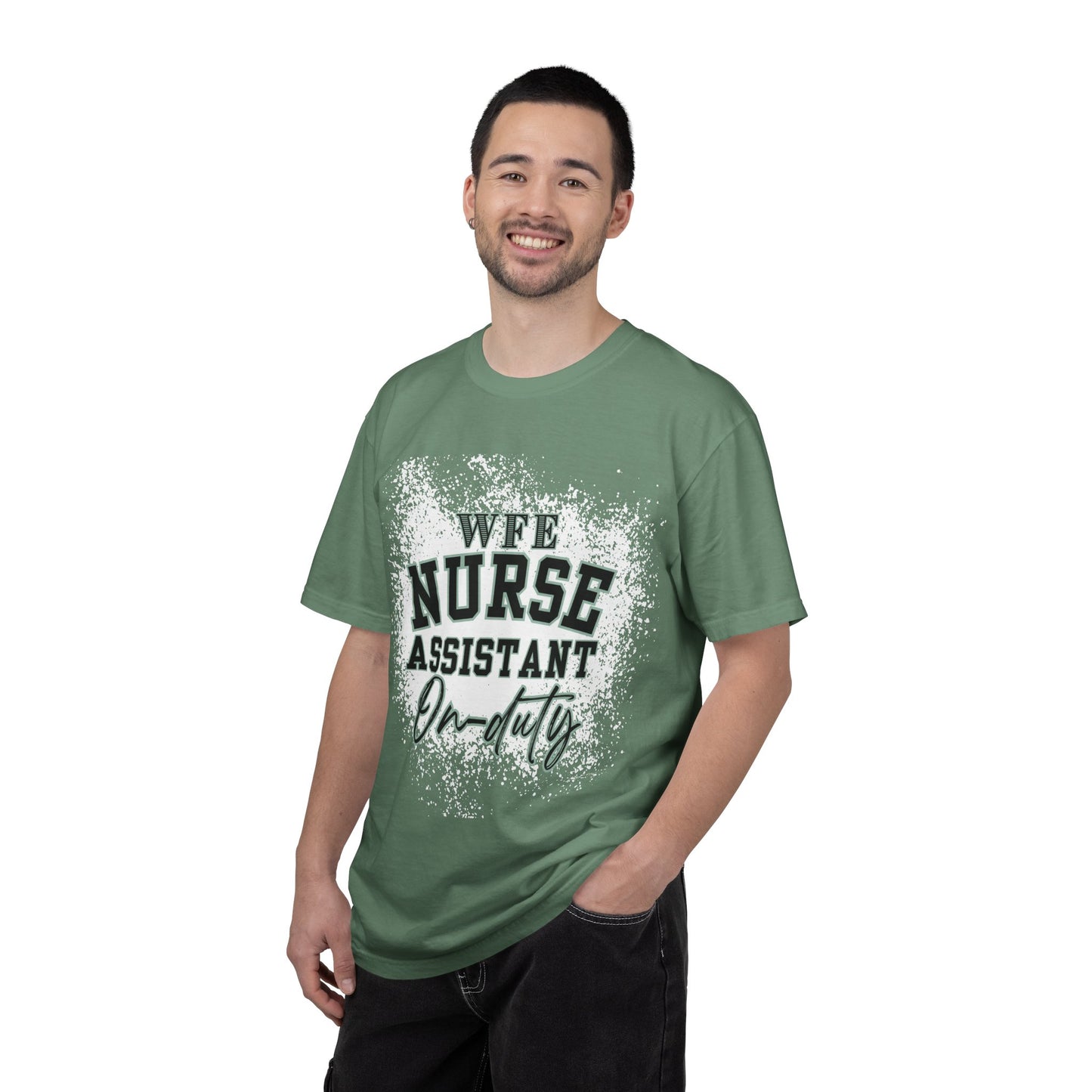 WFE Nurse Assistant On-Duty T-shirt | Unisex Garment-Dyed Tee