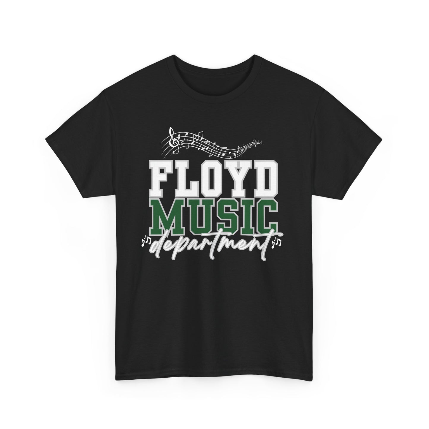 Floyd Music Heavy Cotton Tee - "Music is the Soundtrack of Your Life" Unisex T-Shirt- Floyd Strong