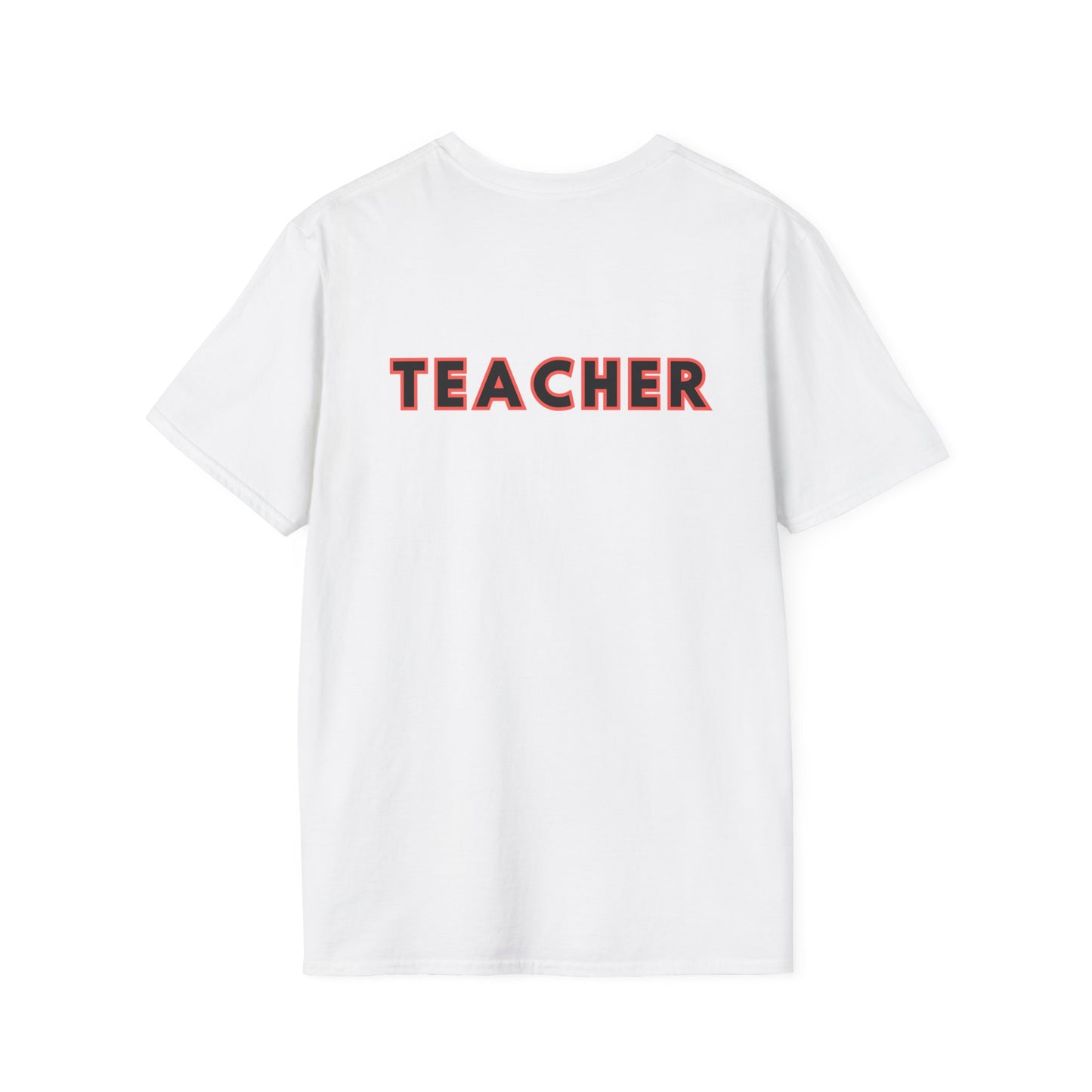 Little Leaders Teacher w/ Apple Design Unisex Softstyle T-Shirt