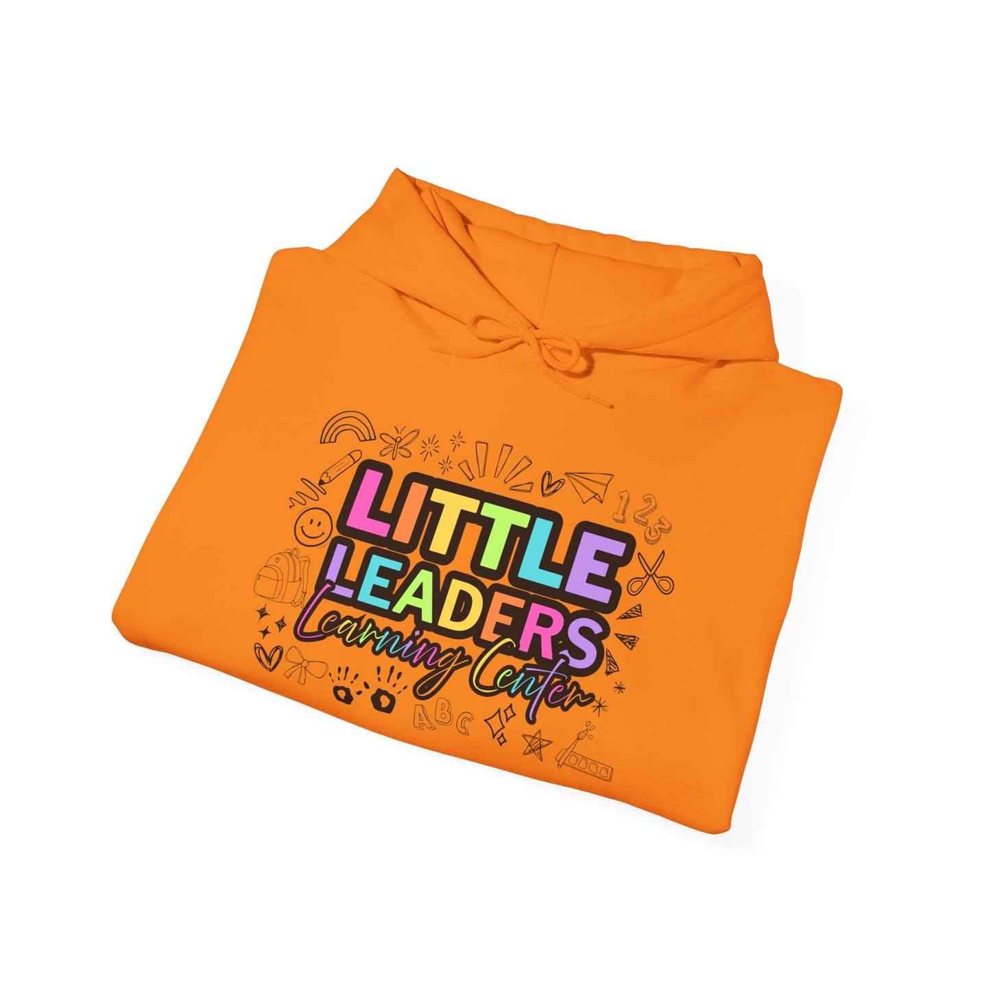Little Leaders Doodle Design Hoodie - Cozy Unisex Sweatshirt
