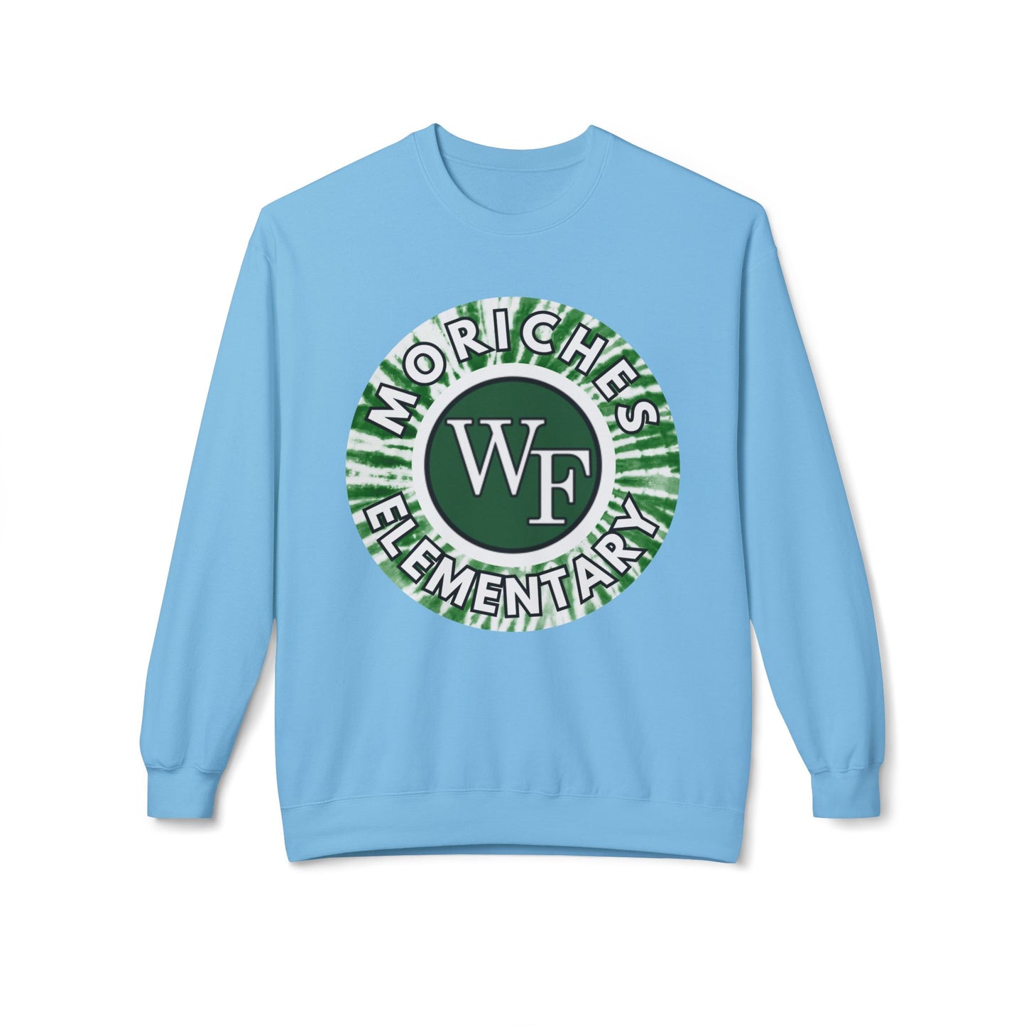 Moriches Tie Dye Logo-  Fleece Crewneck Sweatshirt