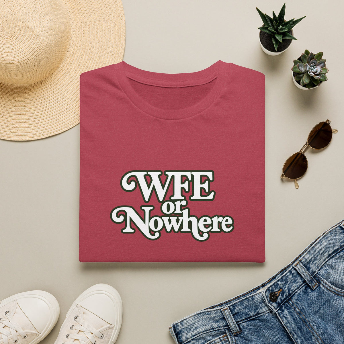 "WFE or Nowhere" -PLAIN- Softstyle T-Shirt