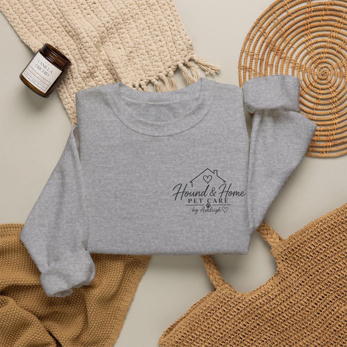 Hound + Home "Stay Pawsitive" —  Crewneck